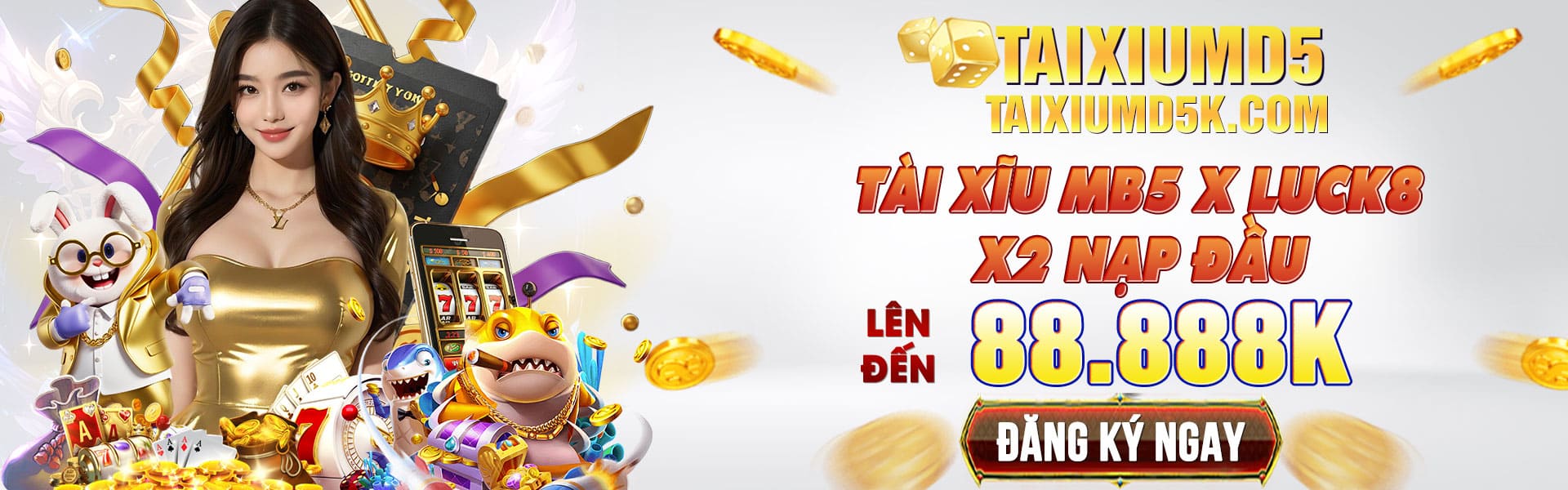 Tài xĩu md5 x luck8 x2 nạp đầu lên đến 88888k